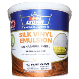 Crown Silk Vinyl Emulsion Paint - 20 LITRES